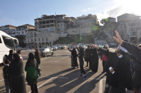 بالصور: إنطلاق الفوج الأول من معتمري مدينة يافا إلى الديار الحجازية 